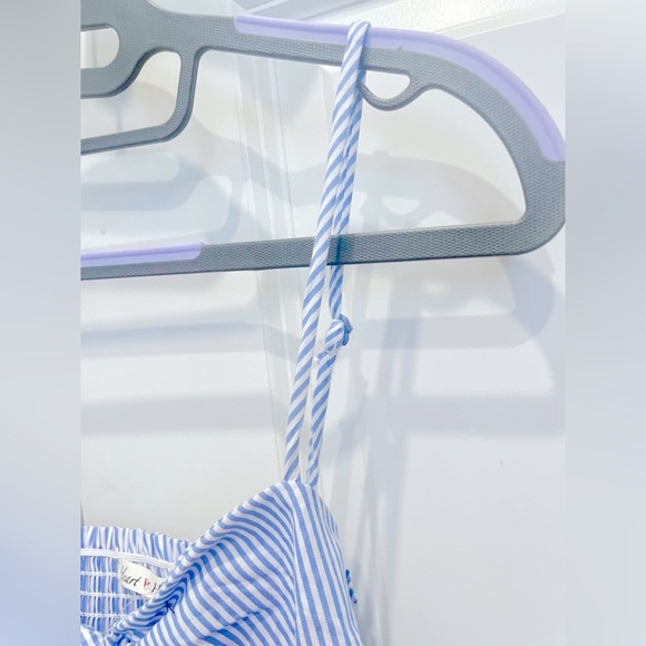 Blue and white striped top - Picture 3 of 4